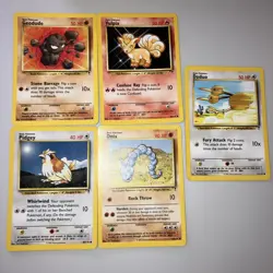 Pokemon Cards- Common Legendary Collection 2002.Onix/Doduo/Vulpix/Geodude/Pidgey - Image 1