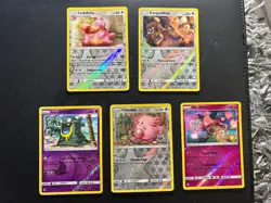 Pokemon TCG older holo rare Cards Bundle x5 - mint - Image 1