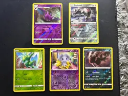 Pokemon TCG older holo rare Cards Bundle x5 - mint - Image 1