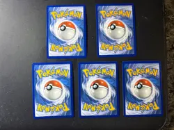 Pokemon TCG older holo rare Cards Bundle x5 - mint - Image 2