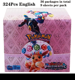 Pokemon Pokemon TCG Prismatic Evolutions English Booster Box 324 Cards (36) - Image 1
