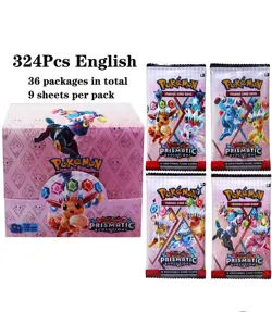Pokemon Pokemon TCG Prismatic Evolutions English Booster Box 324 Cards (36) - Image 2