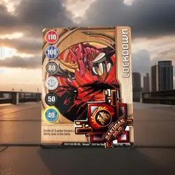 Bakugan Battle Brawlers Lockdown 🥉 Copper Gate Card 18/48b Dragonoid - Image 1
