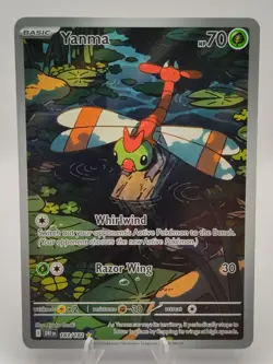 Pokemon TCG- 2025 Yanma 183/182 IR Destined Rivals NM/M - Image 1