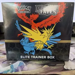 Pokemon TCG Hidden Fates Elite Trainer Box ETB 2019 Moltres Zapdos Articuno - Image 1