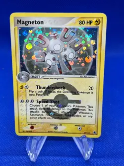 2004 Pokemon EX FireRed & LeafGreen Magneton 27/112 Reverse Holo Rare MP - Image 1
