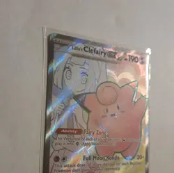 Lillie's Clefairy ex 173/159 Sv09 Ultra Rare Full Art Holo - Image 3