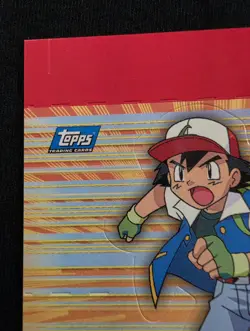 Ash ketchum Pop Up Topps TV Animation Edition Pokemon Card Blue Logo - 1 of 10 - Image 3