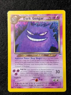 Pokemon Dark Gengar TCG Neo Destiny Holo Card 6/105 - Image 1