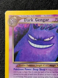 Pokemon Dark Gengar TCG Neo Destiny Holo Card 6/105 - Image 5