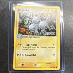 Nintendo Magneton 48/113 EX Delta Species Reverse Holo Rare 80 HP English 2005 - Image 1
