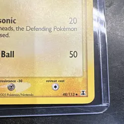 Nintendo Magneton 48/113 EX Delta Species Reverse Holo Rare 80 HP English 2005 - Image 4