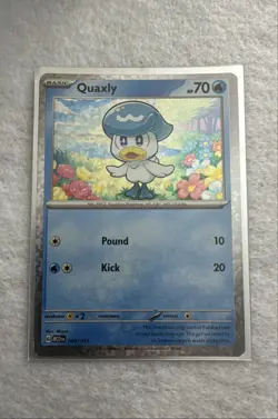 Quaxly 003/015 McDonald's 2023 Holo Pokemon TCG NM or Better - Image 1