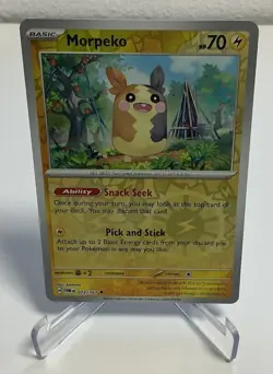 Pokemon - Morpeko - 072/167 - Reverse Holo - Twilight Masquerade - NM/M - NEW - Image 1