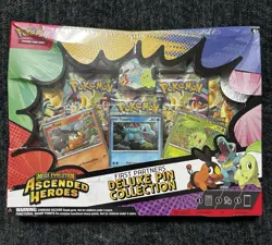 Pokemon TCG Ascended Heroes First Partners Deluxe Pin Collection (Box Damage) - Image 1