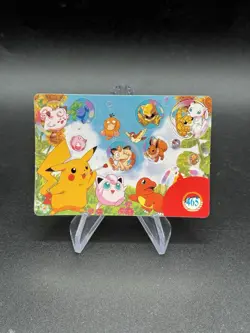 Pikachu Snorlax Holo Pokemon Vintage Pocket Monsters Vending Prism Sticker 463 - Image 2