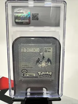 Pokemon 1999 Charizard #6 Artbox Stickers Series 1 CGC Mint 9 - Image 2
