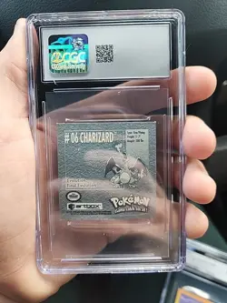 Pokemon 1999 Charizard #6 Artbox Stickers Series 1 CGC Mint 9 - Image 2