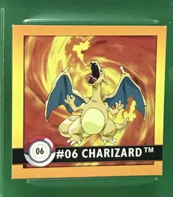 CGC 9.5 MINT+ Charizard #06 Vintage (1999) Pokemon Artbox Sticker Series 1 - Image 4