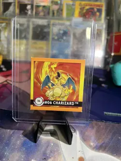 Pokemon Charizard Sticker Series 1 Artbox 90's #6 Near Mint-Mint PSA Worthy - Image 1