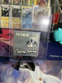 Pokemon Charizard Sticker Series 1 Artbox 90's #6 Near Mint-Mint PSA Worthy - Image 2
