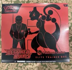 Destined Rivals Pokemon Center PC Elite Trainer Box SEALED ETB w/ Acrylic Case - Image 1