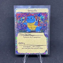 Sprayzilla (Blastoise) - Pack Hit Holo -First Print PokeDoodly Fan Art - Pokemon - Image 1