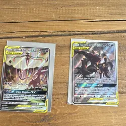 Pokemon TCG TAG TEAM GX Lot 2 Espeon&Deoxys 72/214 Umbreon&Darkrai 125/214 - Image 1