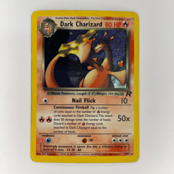 HOLO DARK CHARIZARD 4/82 TEAM ROCKET UNLIMITED HP DMG POKEMON - Image 1