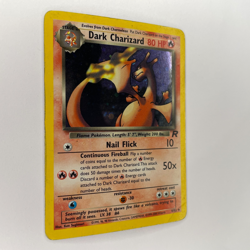 HOLO DARK CHARIZARD 4/82 TEAM ROCKET UNLIMITED HP DMG POKEMON - Image 2