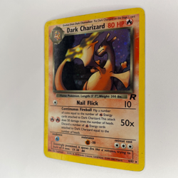 HOLO DARK CHARIZARD 4/82 TEAM ROCKET UNLIMITED HP DMG POKEMON - Image 3