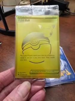 Pokemon Celebrations Poke Ball Promo SWSH 146 black star sealed - Image 1