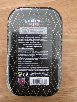 Pokemon TCG Shining Fates Mini Tin Celebi Brand New Factory Sealed X2 Packs - Image 2