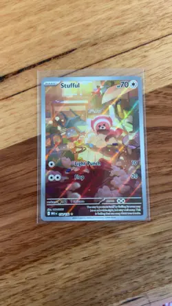 Stufful 154/132 - Illustration Rare - Mega Evolution - NM/M - Pokemon TCG - Image 1