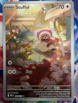 Stufful 154/132 Illustration Rare Mega Evolution Pokemon NM - Image 1