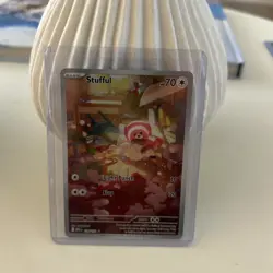 Stufful 154/132 Illustration Rare Mega Evolution Pokemon Card TCG NM - Image 2