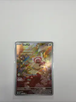 Pokemon TCG Mega Evolution Stufful 154/132 Illustration Rare NM - Image 1
