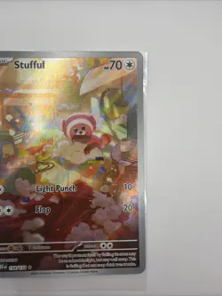 Pokemon TCG Mega Evolution Stufful 154/132 Illustration Rare NM - Image 2