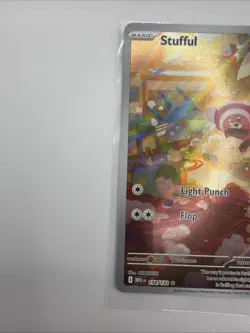 Pokemon TCG Mega Evolution Stufful 154/132 Illustration Rare NM - Image 3
