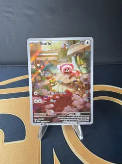 Pokemon TCG Stufful Illustration Rare Card 154/132 Mega Evolution NM/M - Image 1