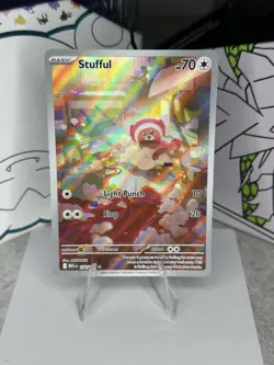 Pokemon TCG Stufful Illustration Rare Card 154/132 Mega Evolution NM/M - Image 1