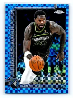2025-26 Topps Chrome #123 Julius Randle Blue X-Fractor - Image 1