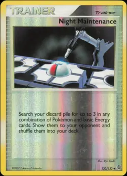 Pokemon - Night Maintenance #120/132 - Secret Wonders Reverse Holo - Image 1