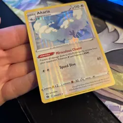 Pokemon TCG Error Altaria 049/073 Holo Bleed Champions Path Rare Near Mint - Image 1