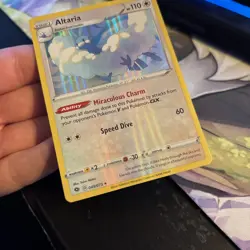 Pokemon TCG Error Altaria 049/073 Holo Bleed Champions Path Rare Near Mint - Image 2