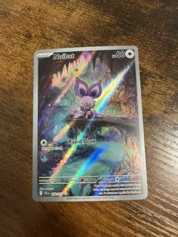 Pokemon Noibat 169/159 Journey Together Full Art Holo Illustration Rare - Image 1