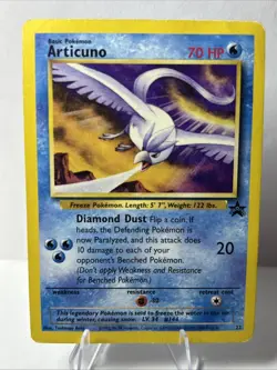 [DAMAGED] Pokemon TCG Articuno Black Star Promo Card #22 WOTC - Image 1