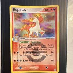Pokemon Rapidash 80 HP Holo Rare 13/112 EX FireRed & LeafGreen 2004 Nintendo - Image 1