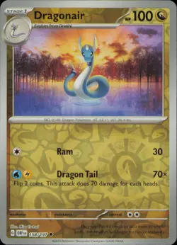 DRAGONAIR 158/197 UNCOMMON OBSIDIAN FLAMES POKEMON REVERSE HOLO NM - Image 1