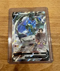Pokemon TCG Rayquaza V Alt Full Art Holo Ultra Rare 194/203 ES EN 2021 - Image 1